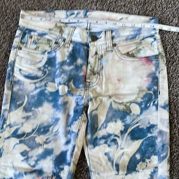 Polo Ralph Lauren Tompkins floral tropical jeans authentic dungarees size 28 - Picture 3 of 14